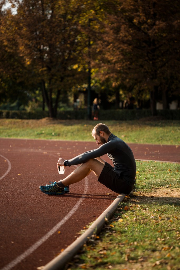 Tired Runner Resting